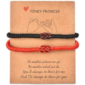 هدايا عيد ميلاد الزوجين لصديقها وصديقتها بينكي وعد لاكي للأزواج أساور الزوجة والزوج والذكرى السنوية لعيد الميلاد له هدايا لأصدقائها وعشاقها in Kuwait