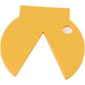 Hoof Claw Check Gauge Cow Hoof Check Gauge Engineering Plastic Measurement Diagnosis Cattle Cow Hoof Trimming Ruler for Farm
