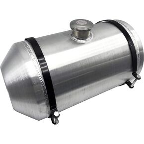 JSD 10" x20" 6.75 Gallon Spun Aluminum Fuel Tank / Gas Tank 1/4" NPT Outlet Center Fill