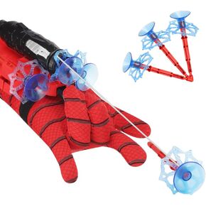 Spider Web Shooters with Gloves, Superheroes Wrist Launcher Toy, Funny Children Educational Toys, Party Cosplay Gift for Kids