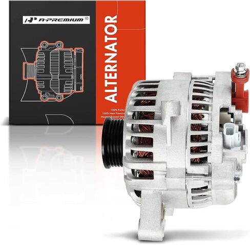 A-Premium Alternator Compatible with Ford Crown Victoria 2003-2008 & Mercury Grand Marquis & Lincoln Town Car 2003-2011, 4.6L, 12V 135A 6-Groove Pulley Clockwise, Replace# 3W1Z10346BA, 3W1U10300BB in Saudi Arabia