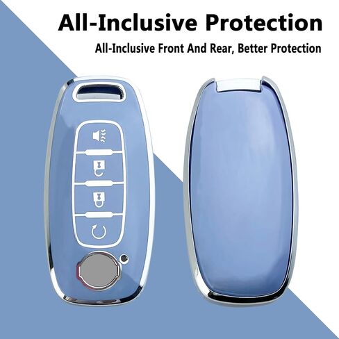 Key Fob Cover Case Compatible with Nissan Pathfinder Rogue Kicks Accessories in Saudi Arabia