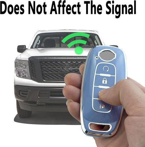 Key Fob Cover Case Compatible with Nissan Pathfinder Rogue Kicks Accessories in Saudi Arabia