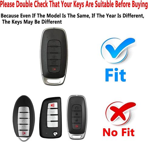 Key Fob Cover Case Compatible with Nissan Pathfinder Rogue Kicks Accessories in Saudi Arabia
