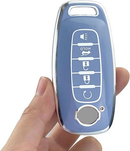 Key Fob Cover Case Compatible with Nissan Pathfinder Rogue Kicks Accessories in Saudi Arabia