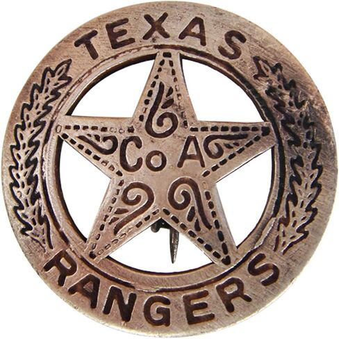 Brass Texas Ranger Badge in Saudi Arabia