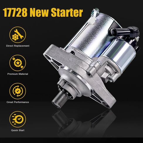 New Starter 17728، متوافق مع Honda Accord 1995-2007، Odyssey 1999-2006، Pilot 2003-2005، متوافق مع Acura CL1997-2003، TL 1999-2006، MDX 2001-2002، استبدال # 06312-P8A-5050 in Kuwait