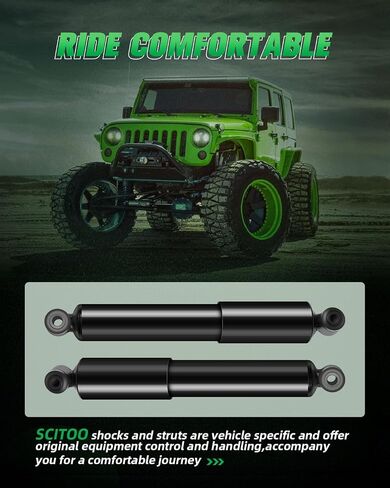 SCITOO Rear Shocks Set of 2 for Town & Country, Shocks Absorbers and Struts Fits 2008 2009 2010 for Chrysler Town & Country,2008 2009 2010 for Dodge Grand Caravan Amortiguadores in Saudi Arabia