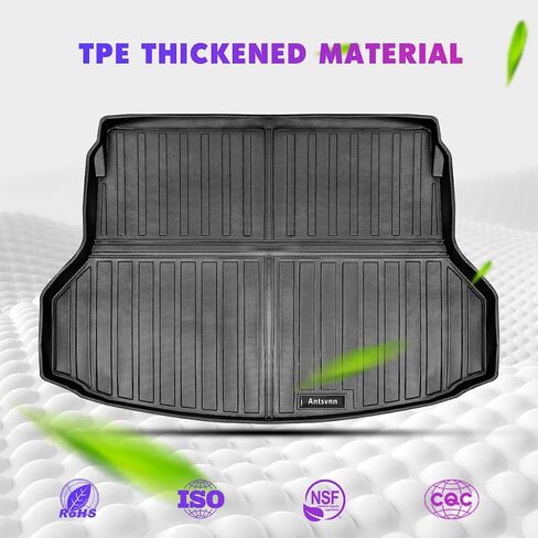 Compatible for 2014-2020 Nissan Rogue Backrest Mats, All-Weather 3D Custom Interior Car Seat Back Cover Cargo Mats Fit for 2020 2019 2018 2017 2016 2015 2014 Accessories in Saudi Arabia