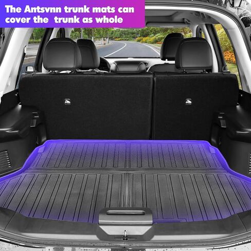 Compatible for 2014-2020 Nissan Rogue Backrest Mats, All-Weather 3D Custom Interior Car Seat Back Cover Cargo Mats Fit for 2020 2019 2018 2017 2016 2015 2014 Accessories in Saudi Arabia