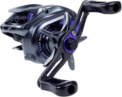 Kingdom 4.76oz Ultralight Finesse Baitcasting Fishing Reel 8+1BB Surper Smooth 7.1:1/8.1:1 Gear Ratio,Easily Cast Lures Down to 1/16 oz,Shallow/Deep Spool Casting Reel in Saudi Arabia