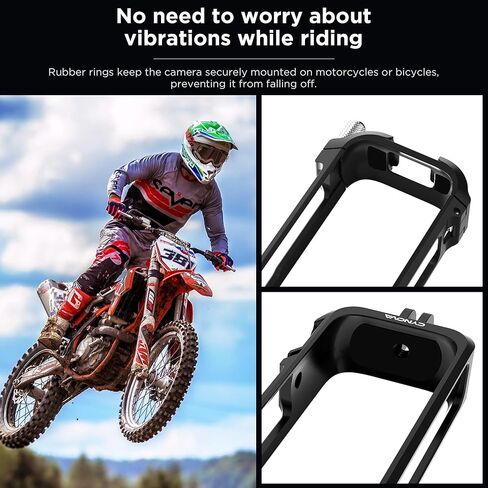 إطار المرافق CYNOVA Insta 360 X4 لملحقات Insta360 X4، قفص Insta 360 X4 من الألومنيوم مع غطاء عدسة متوافق مع واقي العدسة القياسي/الممتاز، حامل الحذاء البارد لملحقات الكاميرا الأخرى in Kuwait