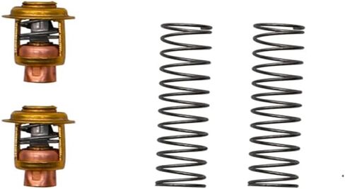 XingLi 18-3673 مجموعة ترموستات مناسبة لجونسون Evinrude 85 88 90 100 115 140 HP V4 Crossflow 340975 340976 مع خراطيم in Kuwait