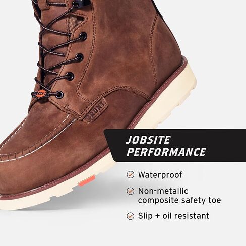 BRUNT The Marin 8 بوصة (Comp Toe)، بني (للرجال 7) in Kuwait