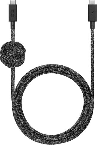 Native Union Anchor Cable 240W – 10ft Reinforced Braided USB-C to USB-C Power Delivery 3.1 Charging Cable with Weighted Knot – for iPhone 15, 15 Pro Max, MacBook Pro 14"/16" M2, Air 15" M2 (Cosmos) in Saudi Arabia