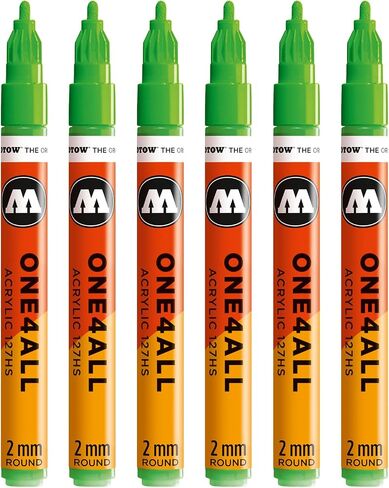 Molotow MO127302 One4All 127HS # 224 Marker Pen – Metallic Blue (Pack of 6 in Saudi Arabia