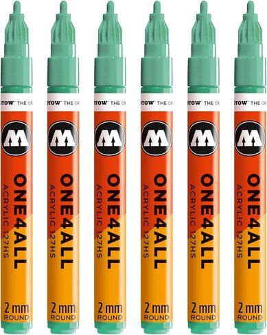 Molotow MO127302 One4All 127HS # 224 Marker Pen – Metallic Blue (Pack of 6 in Kuwait