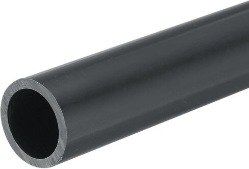 MECCANIXITY أنبوب دائري صلب PVC 22.2 مللي متر ID 26 مللي متر OD 330 مللي متر/13 بوصة رمادي داكن عالي التأثير لأنابيب المياه الحرف كابل الأكمام in Saudi Arabia