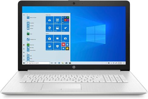 2020 New HP 17-by3063st 17.3" HD+ Display Notebook, Intel i3-1005G1, 8GB Memory, 128GB SSD + 1TB Hard Drive, Windows 10, Silver in Saudi Arabia