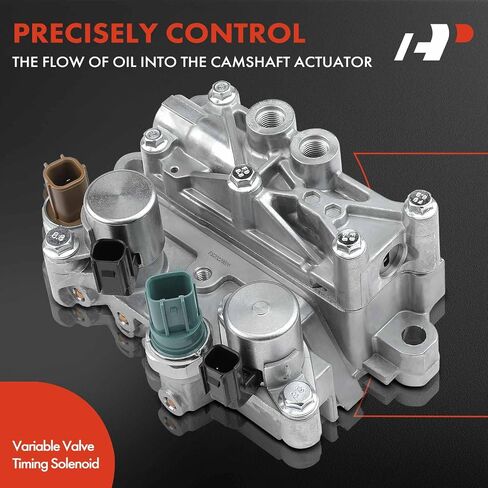 A-Premium Engine Variable Valve Timing (VVT) Solenoid Compatible with Honda Accord, Odyssey, Passport, Pilot, Ridgeline, Crosstour & Acura RLX, TLX, RDX, MDX, Replace# 158205G0A01 in Saudi Arabia