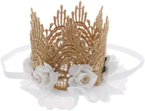 فستان توتو للأميرة من التول مع تاج لحفلات أعياد الميلاد للفتيات الصغيرات، قطعتين من فستان الزفاف in Kuwait