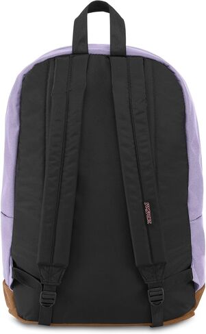 JanSport Right Pack Backpack - Durable Daypack with Padded 15" Laptop Sleeve, Spacious Main Compartment & Integrated Water Bottle Pocket - Pastel Lilac in Kuwait