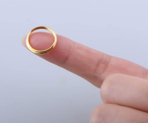 1Box Mixed Color Split Rings Double Loop Jump Rings Connector Mini Key Rings for DIY Jewelry Making Necklaces Bracelet Earrings Art Craft (6mm) in Saudi Arabia
