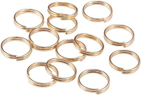 1Box Mixed Color Split Rings Double Loop Jump Rings Connector Mini Key Rings for DIY Jewelry Making Necklaces Bracelet Earrings Art Craft (6mm) in Saudi Arabia