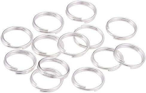 1Box Mixed Color Split Rings Double Loop Jump Rings Connector Mini Key Rings for DIY Jewelry Making Necklaces Bracelet Earrings Art Craft (6mm) in Saudi Arabia
