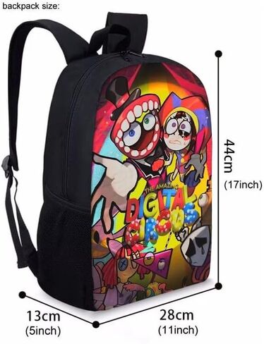 Cute Backpack Cartoon Backpack Set School Bag With Lunch Box Pencil Case For Teen(3 In 1) 17 In in Saudi Arabia