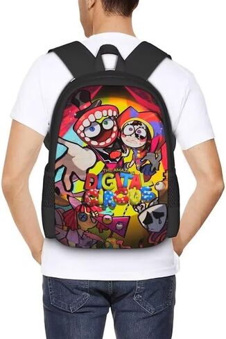 Cute Backpack Cartoon Backpack Set School Bag With Lunch Box Pencil Case For Teen(3 In 1) 17 In in Saudi Arabia