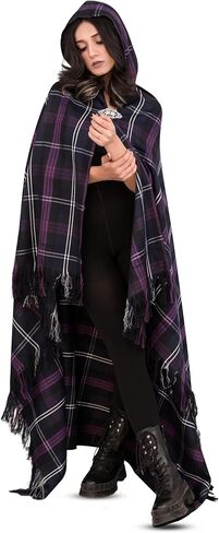 Highland Redstone Cloak Tartan P.V for women - Scottish Tartan Cloak for Stylish Comfort and Warmth in Saudi Arabia