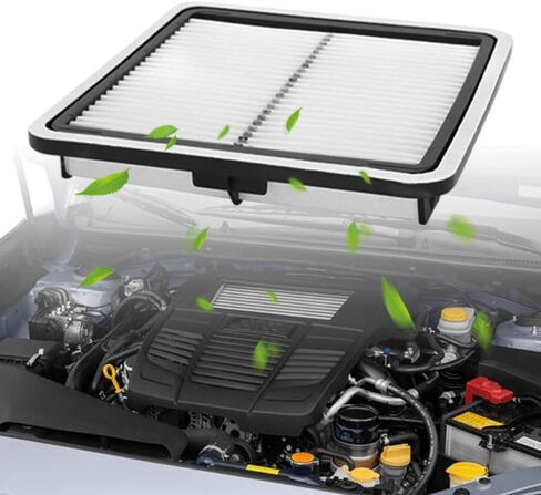 فلتر هواء، (CA9997) فلتر هواء المحرك متوافق مع سوبارو امبريزا (2008-2016)، ليجاسي (2005-2019)، أوت باك (2005-2019)، WRX (2015-2021)، فورستر (2009-2018)، تريبيكا (2008) -2014) in Kuwait