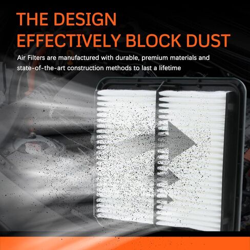 فلتر هواء، (CA9997) فلتر هواء المحرك متوافق مع سوبارو امبريزا (2008-2016)، ليجاسي (2005-2019)، أوت باك (2005-2019)، WRX (2015-2021)، فورستر (2009-2018)، تريبيكا (2008) -2014) in Kuwait