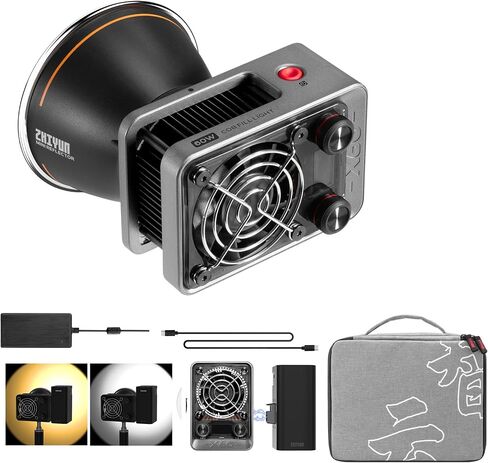 ZHIYUN MOLUS X60 LED Video Light, Continuous Lighting for Studio Video, APP Control (X60) in Saudi Arabia