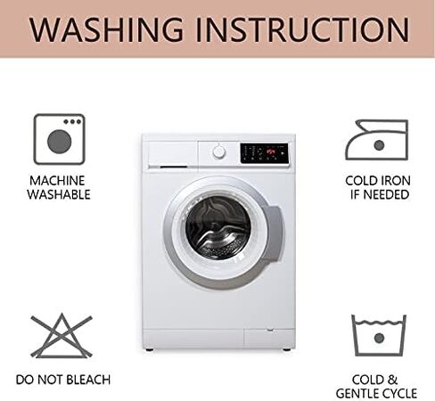 MRTREES ستارة شفافة بيضاء بطول 40.64 سم لغرفة النوم، ستائر من الكتان المزخرف بأوراق شجر مطبوعة لغرفة المعيشة، لوحات ستائر مطبوعة، معالجة نافذة الجيب، لوحة واحدة in Kuwait