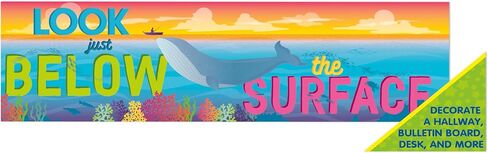 Eureka Dr. Seuss 'Oh The Places You'll Go' Back to School Poster Classroom Supplies - Horizontal Banner 45'' x 12'' in Saudi Arabia