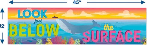 Eureka Dr. Seuss 'Oh The Places You'll Go' Back to School Poster Classroom Supplies - Horizontal Banner 45'' x 12'' in Saudi Arabia