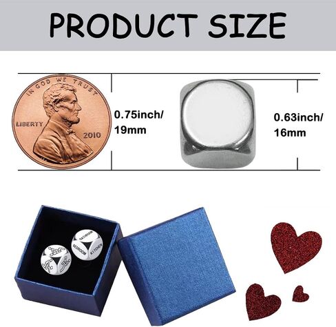Anniversary Gag Gifts for Men Women Bridal Shower Gifts Valentines Day Birthday Wedding Date Night Ideas Food Dice Gifts for Husband Wife Boyfriend Girlfriend Him Her 11th Steel Anniversary in Kuwait