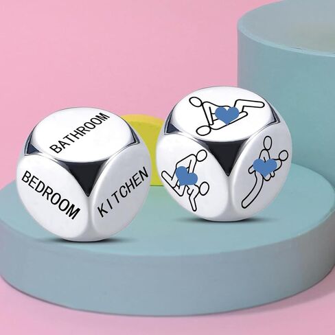 Anniversary Gag Gifts for Men Women Bridal Shower Gifts Valentines Day Birthday Wedding Date Night Ideas Food Dice Gifts for Husband Wife Boyfriend Girlfriend Him Her 11th Steel Anniversary in Kuwait