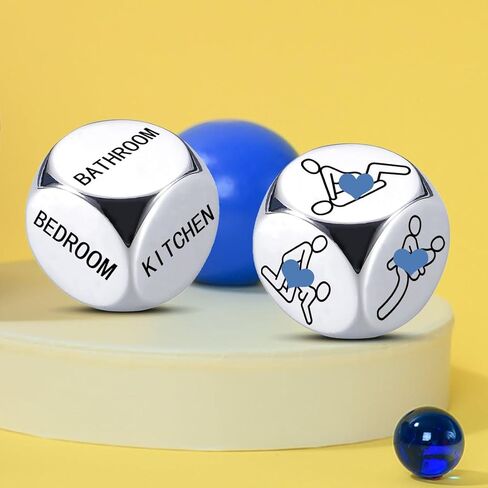 Anniversary Gag Gifts for Men Women Bridal Shower Gifts Valentines Day Birthday Wedding Date Night Ideas Food Dice Gifts for Husband Wife Boyfriend Girlfriend Him Her 11th Steel Anniversary in Kuwait