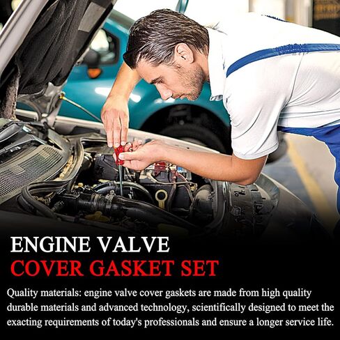 Valve Cover Gasket Set 22441-26801 Fit for Hyundai Accent Kia Rio 1.6L 2006 2007 2008 2009 2010 2011 OEM#2244126801 in Saudi Arabia