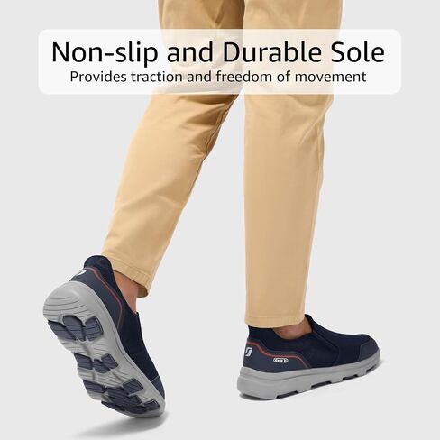 STQ Slip ins Mens Orthopedic Shoes Hands Free Slip on Walking Shoes for Plantar Fasciitis in Saudi Arabia