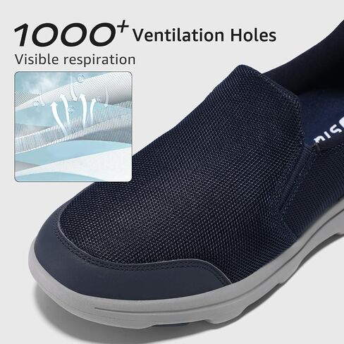STQ Slip ins Mens Orthopedic Shoes Hands Free Slip on Walking Shoes for Plantar Fasciitis in Saudi Arabia