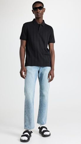 Club Monaco Men's Ribbed Polo Shirt in Saudi Arabia