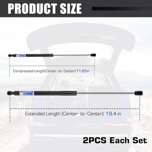 6244 Hatch Tailgate Trunk Lift Support Struts Shocks Gas Spring Fit for Toyota 2008-2015 Prius,Fit for Prius Plug-in 2012-2015, SG329044, Pack of 2 in Saudi Arabia