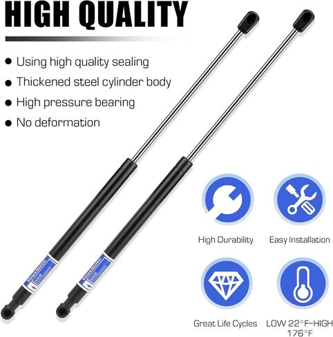 6244 Hatch Tailgate Trunk Lift Support Struts Shocks Gas Spring Fit for Toyota 2008-2015 Prius,Fit for Prius Plug-in 2012-2015, SG329044, Pack of 2 in Saudi Arabia