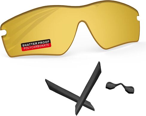 عدسات بديلة من البولي كربونات PRO+ وأطقم مطاطية لنظارات Oakley RadarLock الشمسية in Kuwait