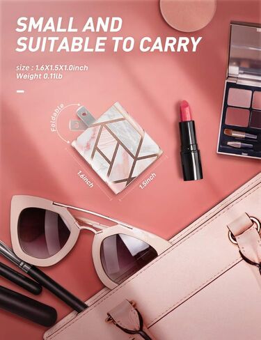 شاحن حائط i-Blason سريع USB C، محول طاقة مدمج 20 وات PD 3.0 USB قابل للطي مع منفذين متوافق مع iPhone 15/ iPhone 14/iPhone 13/MagSafe Charger/iPad/Samsung Galaxy S23 (رخام) in Kuwait