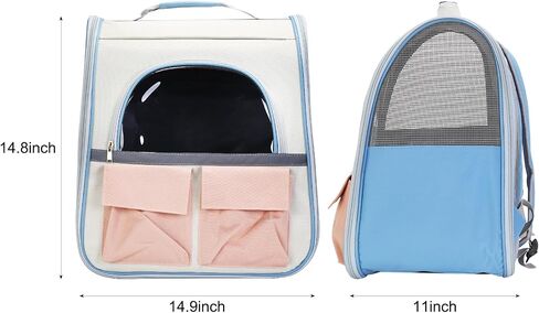 Cat Backpack Carrier,Large Pet Backpack Dog Carrier Backpack for Medium Small Dog Cat Puppy Kitten,Ventilated Mesh Cat Traveling Backpack for Hiking Camping,Hold up to 20LBS in Saudi Arabia
